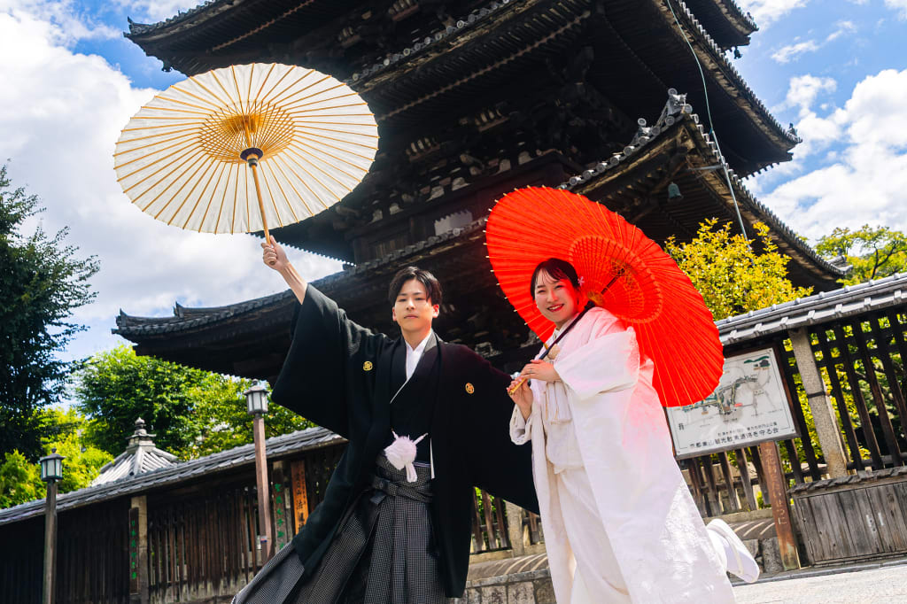 京都の名所を訪れる