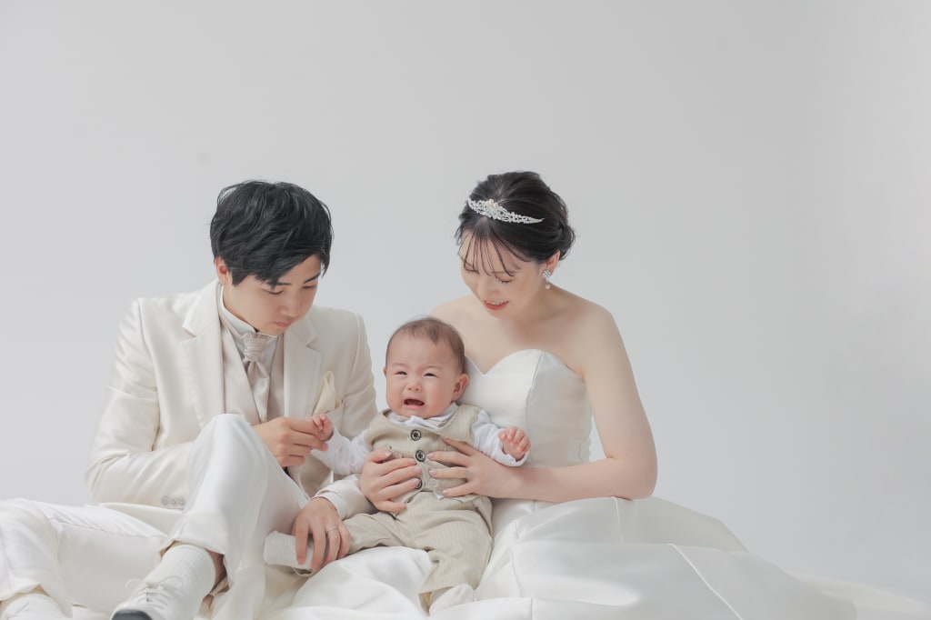 お子様も一緒に！和装ロケーション+洋装スタジオ