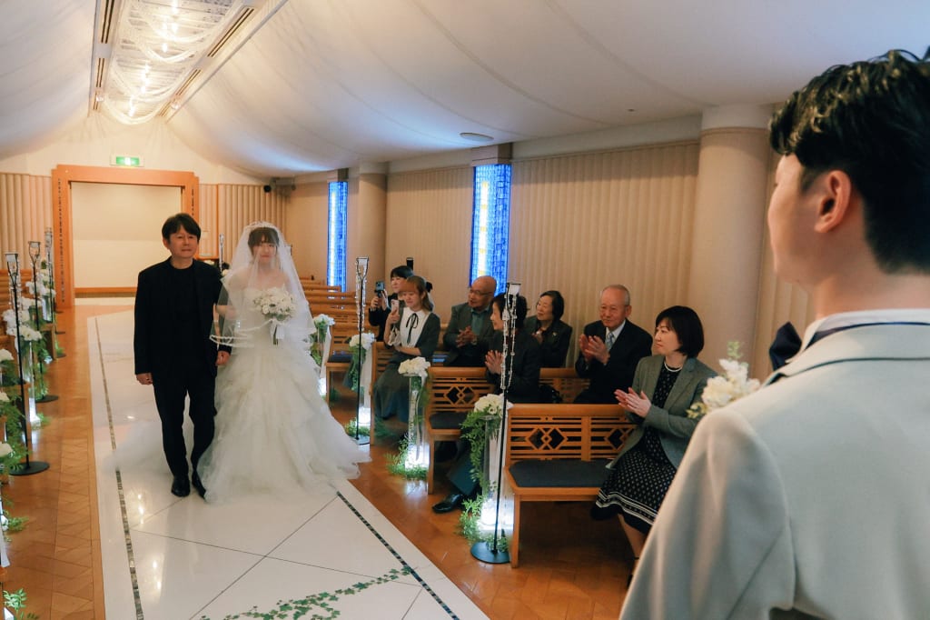 ご家族と一緒にウエディングフォト