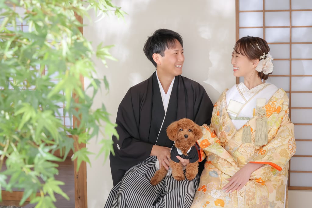 "ペットと一緒に"フォトプラン | フォトウェディング・前撮り・結婚写真