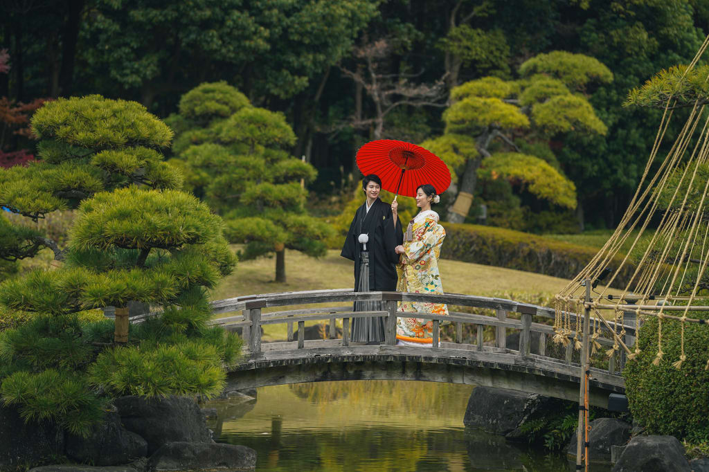 見浜園ロケーション＋屋内庭園スタジオプラン | フォトウェディング・前撮り・結婚写真