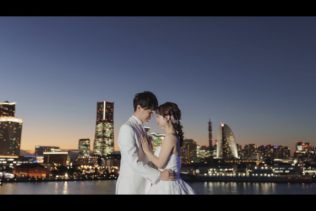 大桟橋で夜景ロケーション！