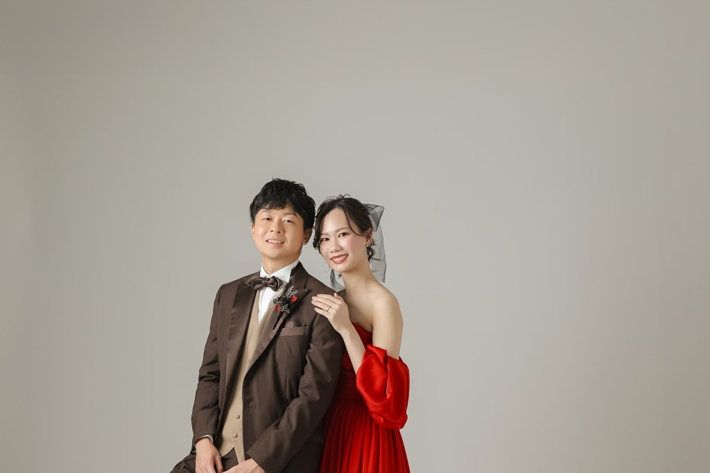 ２点のドレスをスタジオで！