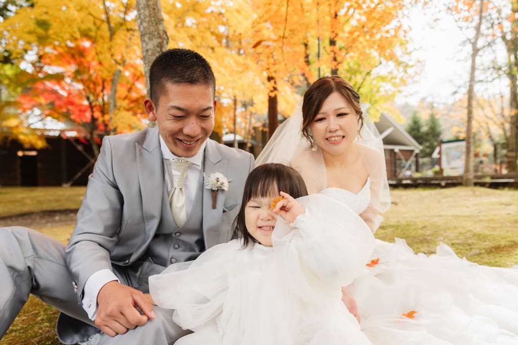 紅葉で彩るみんなの笑顔！