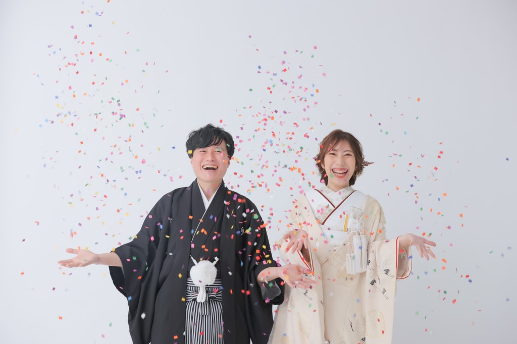 和装でスタジオ撮影！