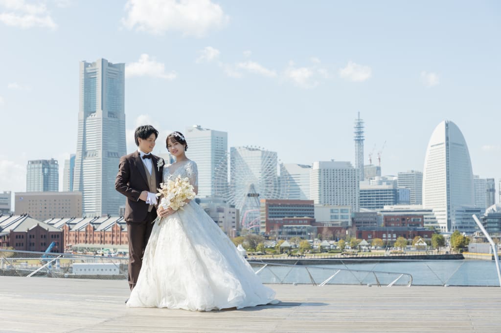 大さん橋ロケーション＋洋装ハウススタジオプラン | フォトウェディング・前撮り・結婚写真