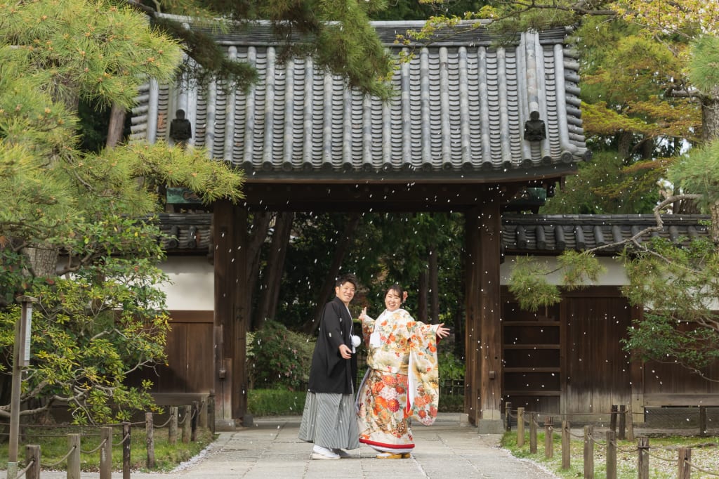 桜の和装ロケーション in三渓園 Photo by 松本遼平