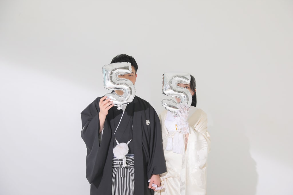 5のバルーンと和装フォト！