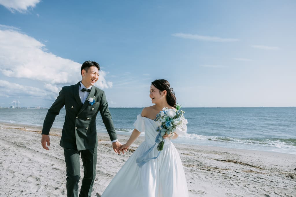 稲毛海浜公園ロケーション+屋内庭園スタジオプラン | フォトウェディング・前撮り・結婚写真