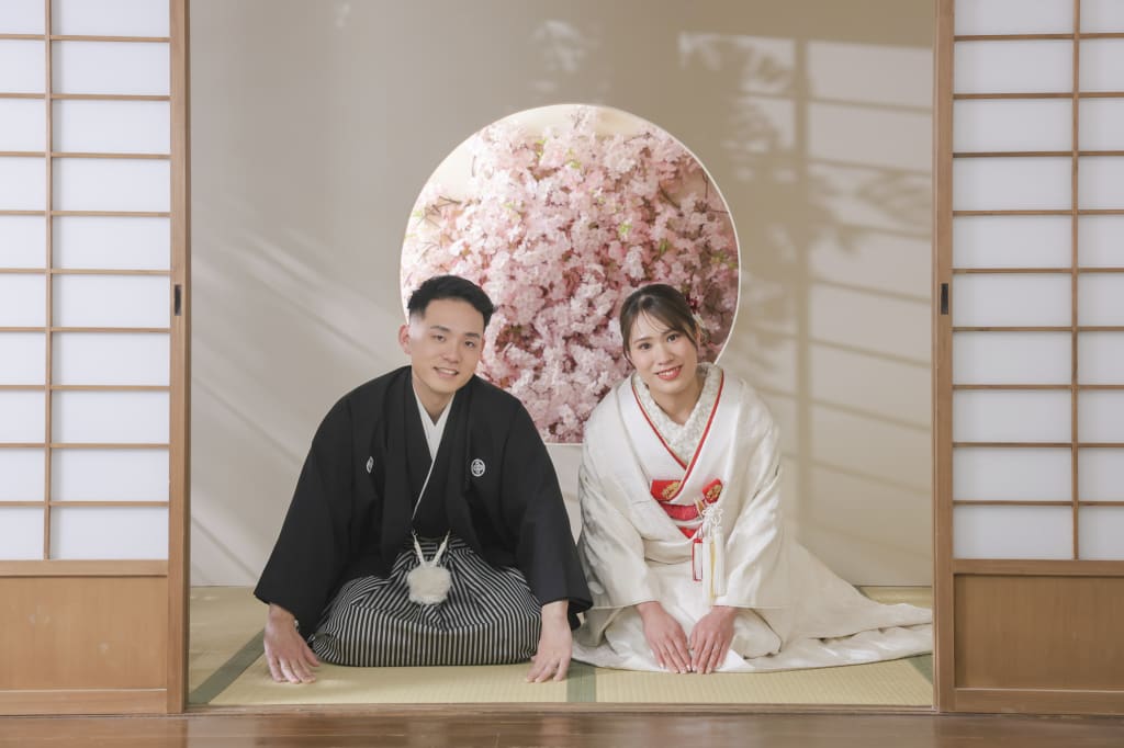 和庭園で王道撮影しました！