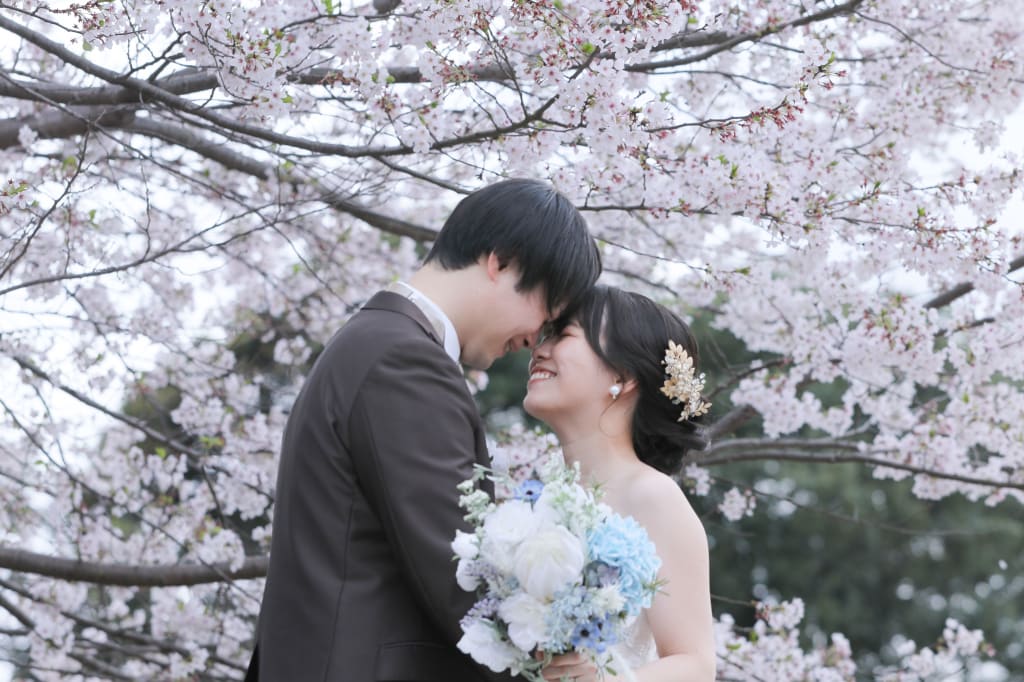 和装＋洋装どっちも桜で！