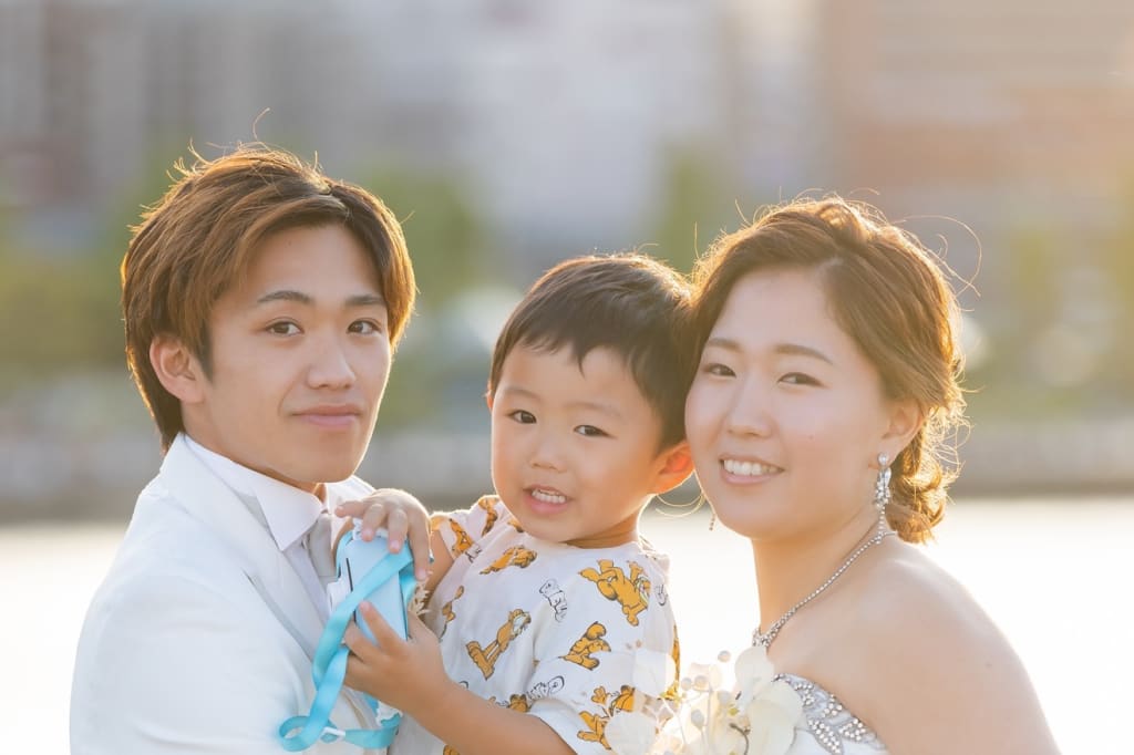 家族みんなで！大桟橋夜景撮影◎