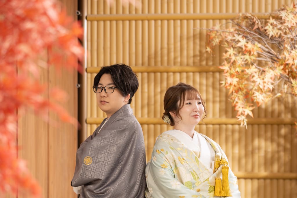 和・洋　スタジオの背景をたくさん使って色鮮やかに