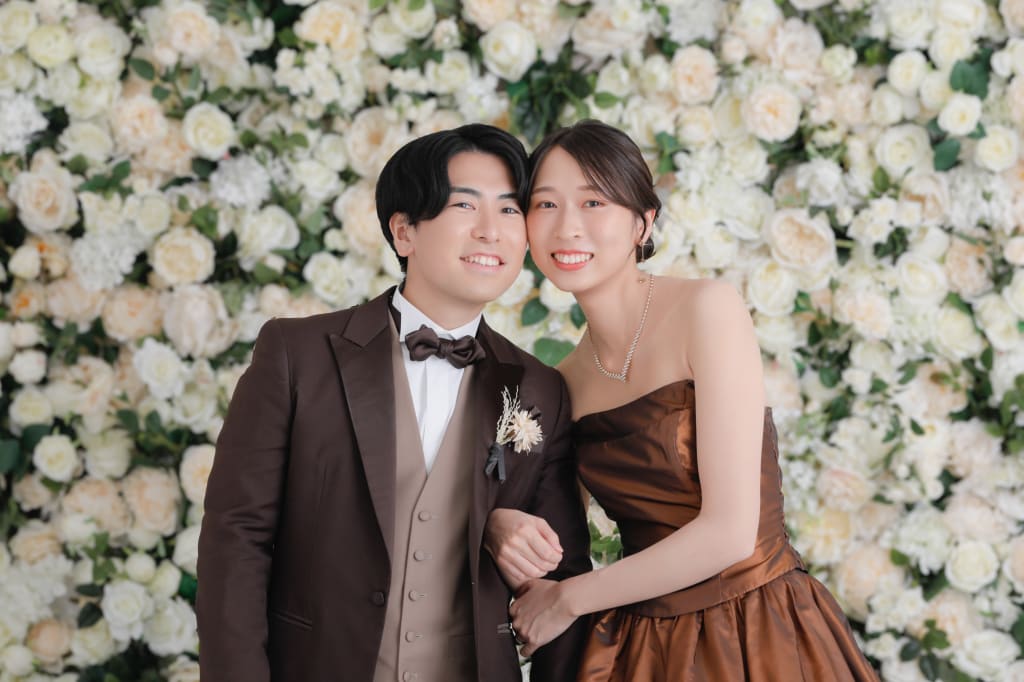 お二人らしいスタジオ撮影！