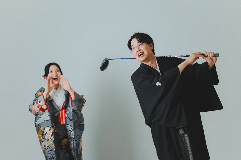 和の情緒とゴルフでナイスショット！