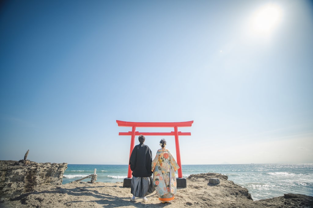 白浜神社 | デコルテフォトグラフィー | 前撮り・フォトウェディング