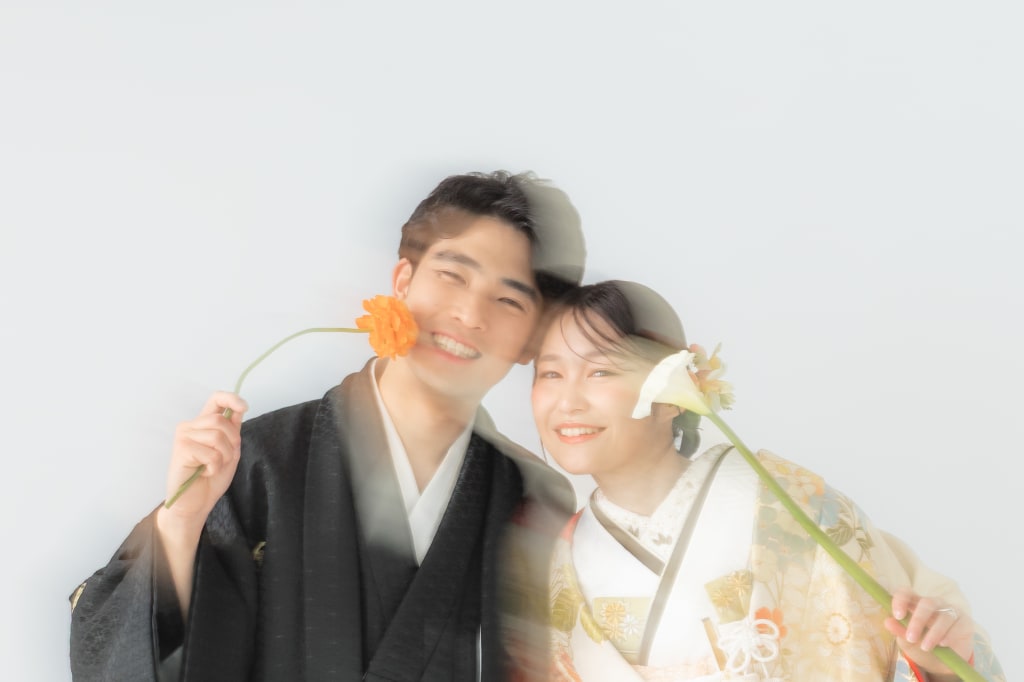 【お花が好きなかわいいおふたり】
