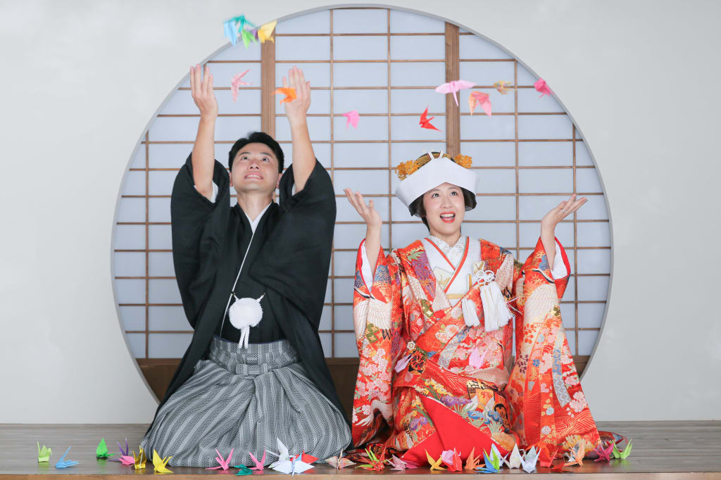 屋内庭園スタジオ撮影