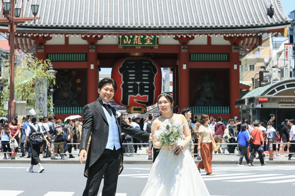 浅草名所巡り+屋内庭園スタジオ