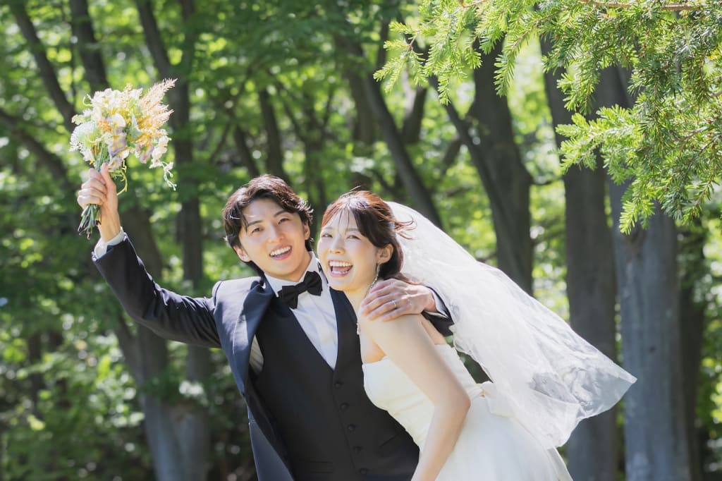 ナチュラルな韓国風ウエディングフォト♡【根岸森林公園ロケーション】
