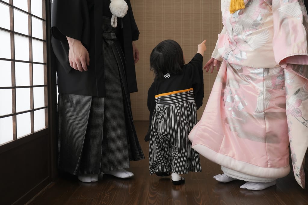 和装も洋装もお子様とも