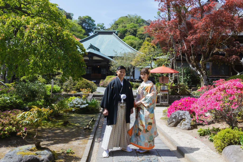 和装＋洋装鎌倉プレミアムロケーションプラン | フォトウェディング・前撮り・結婚写真