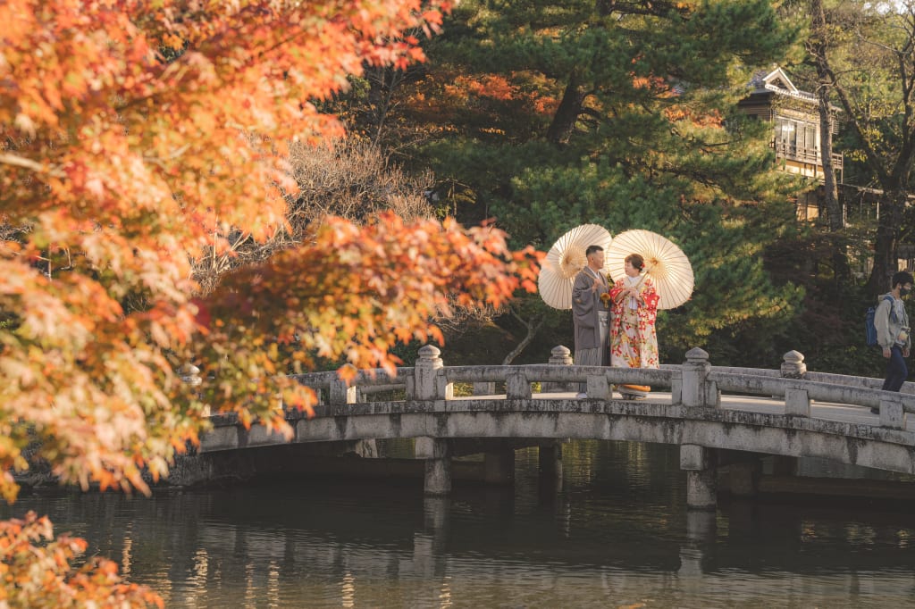 紅葉の円山公園