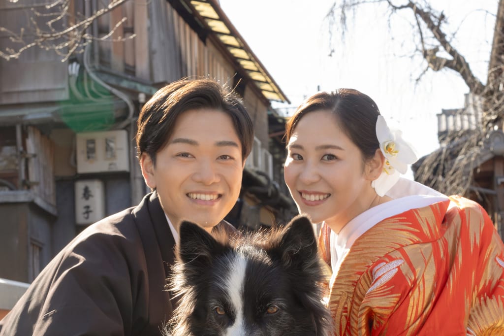 ワンちゃんと祇園ロケーション