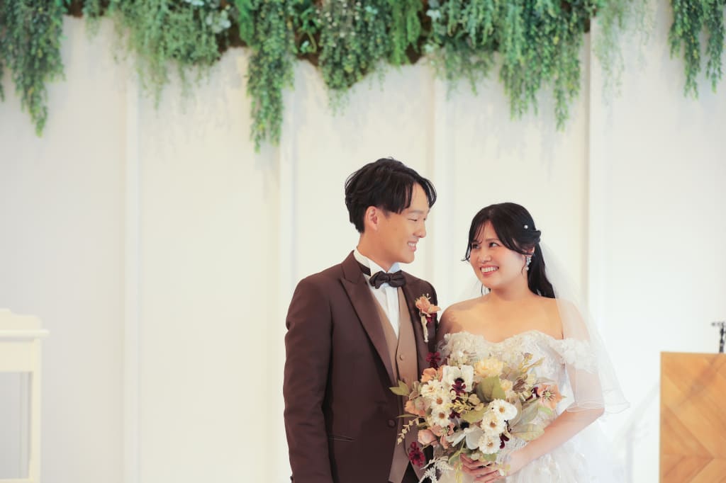 チャペルと屋内庭園スタジオで撮影させていただきました♪