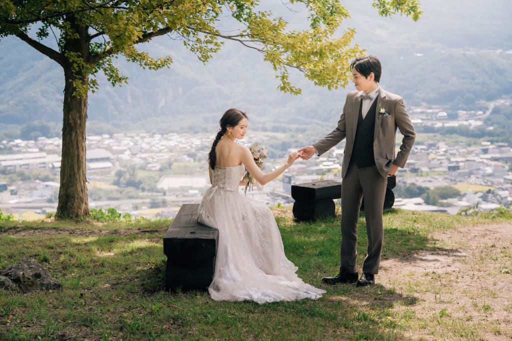 飯綱山公園 | デコルテフォトグラフィー | 前撮り・フォトウェディング