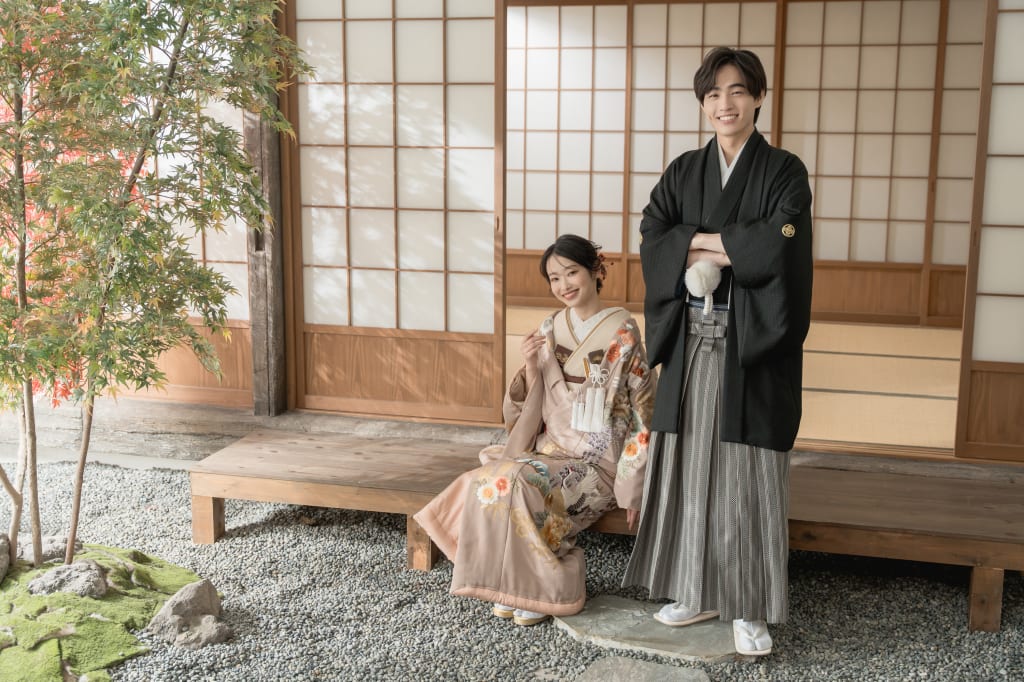 外苑前並木ロケーション+屋内庭園スタジオ【300カット】プラン | スタジオSOLA 札幌店 | フォトウェディング・前撮り・結婚写真