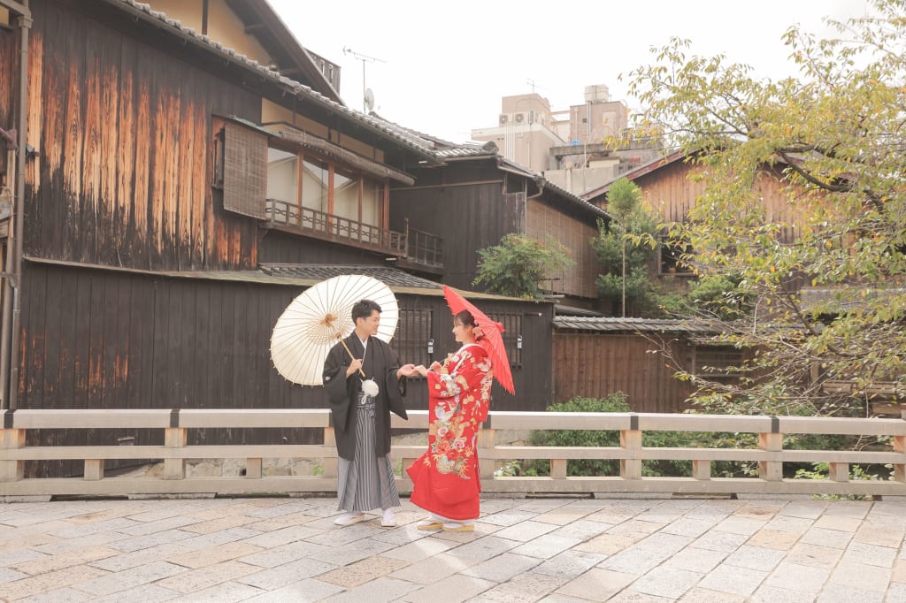 自然も京都の街並みも！祇園ロケーション