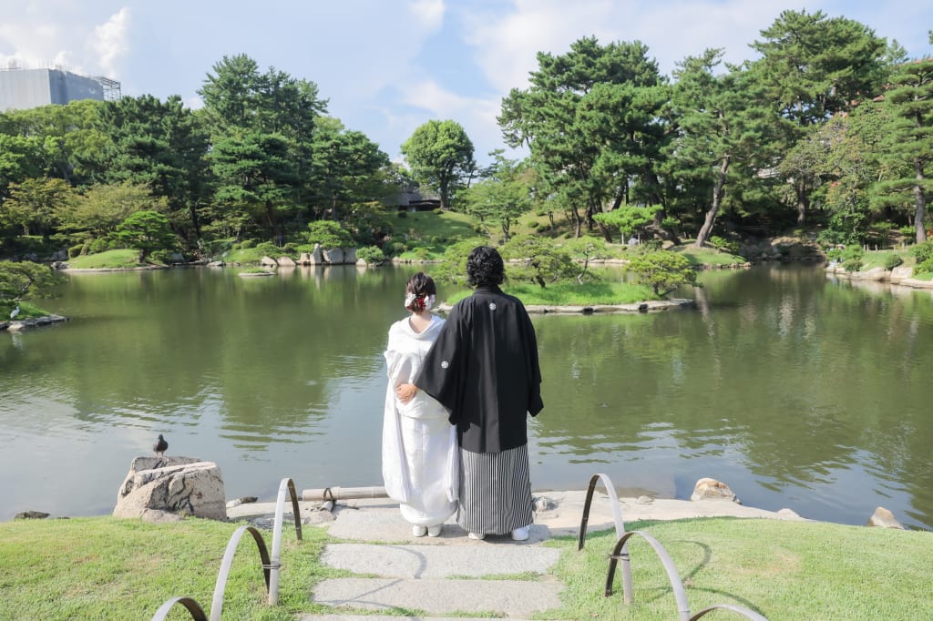 縮景園ロケーション