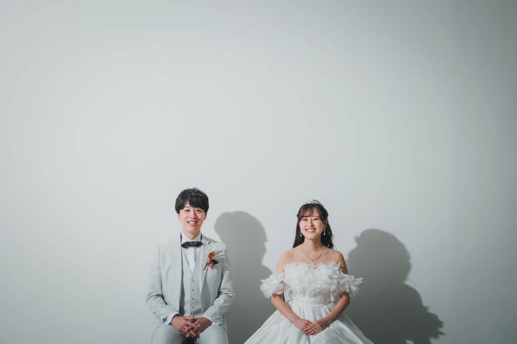 光と影のウェディングフォト