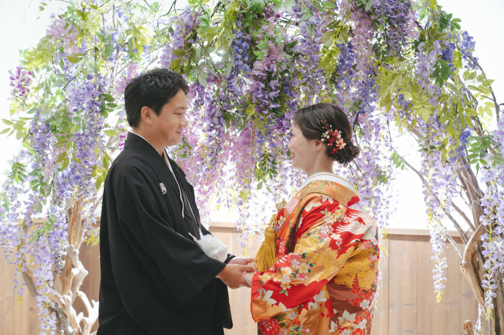 スタジオで和装＆洋装