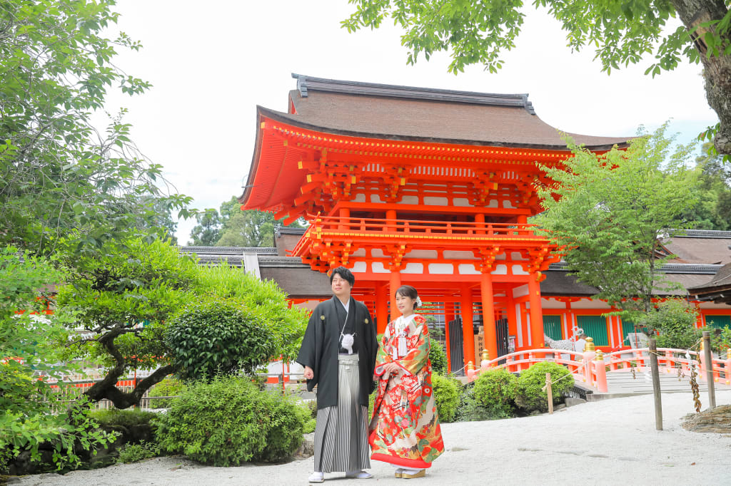 上賀茂神社で未来を誓う