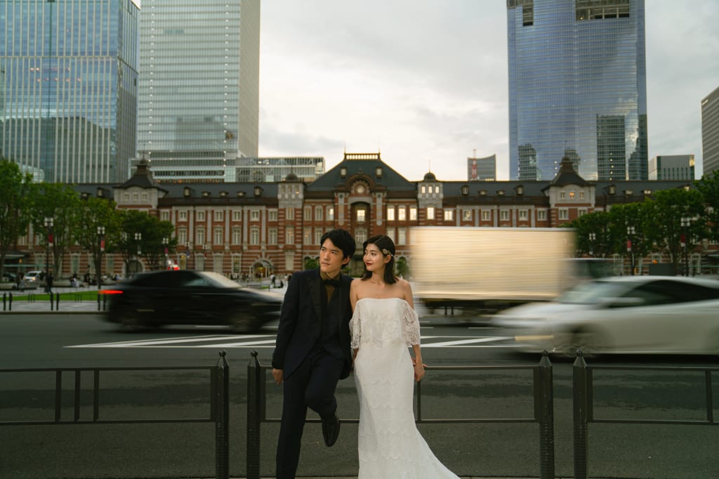 東京駅ロケーション+屋内庭園スタジオプラン | フォトウェディング・前撮り・結婚写真