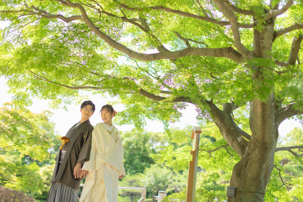 新緑の大仙公園でロケーション撮影！