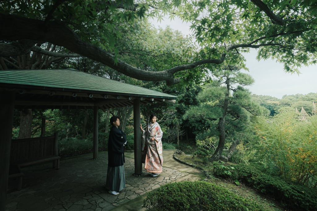 紅葉前の見浜園撮影！
