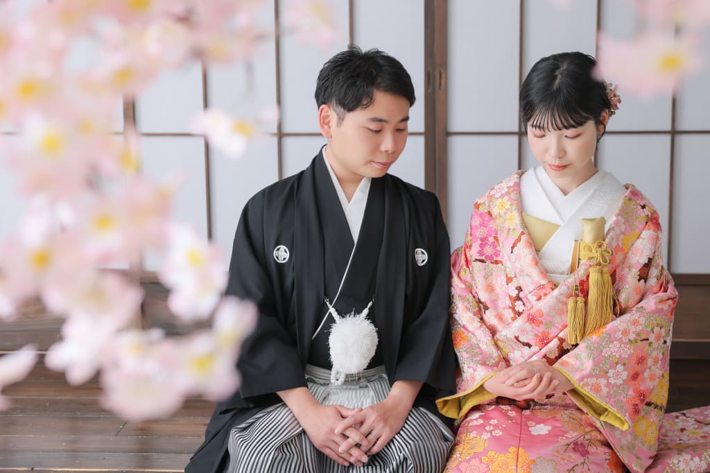 桜を使って春を感じる屋内庭園スタジオ！