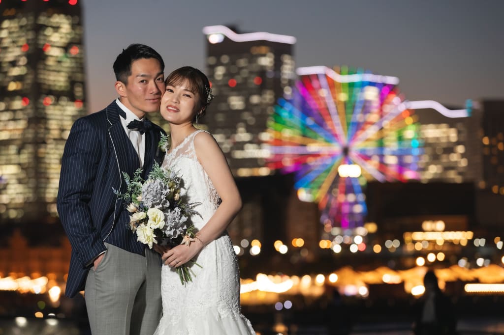 夜景と一緒に◎【大桟橋ロケーション】