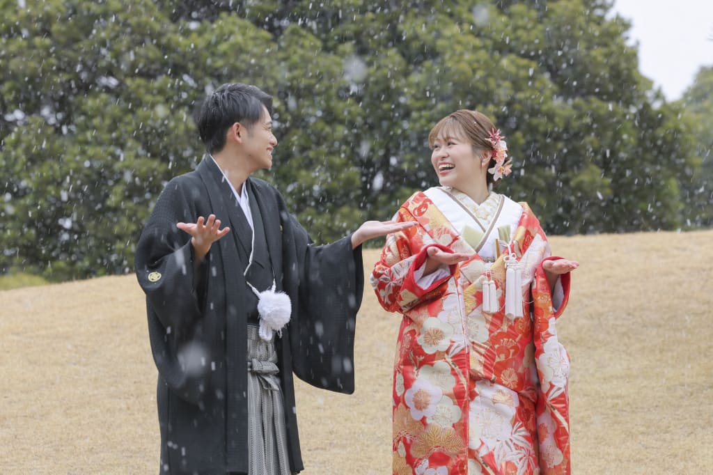 サプライズの雪！！