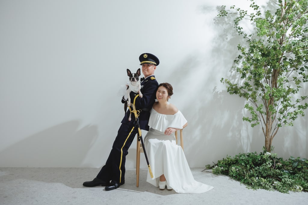 "ペットと一緒に"ウェディングフォトプラン | フォトウェディング・前撮り・結婚写真