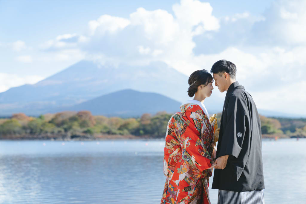 富士山の麓で撮影