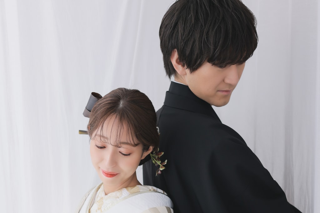 お二人らしさを存分に詰め込んだ和装スタジオplus