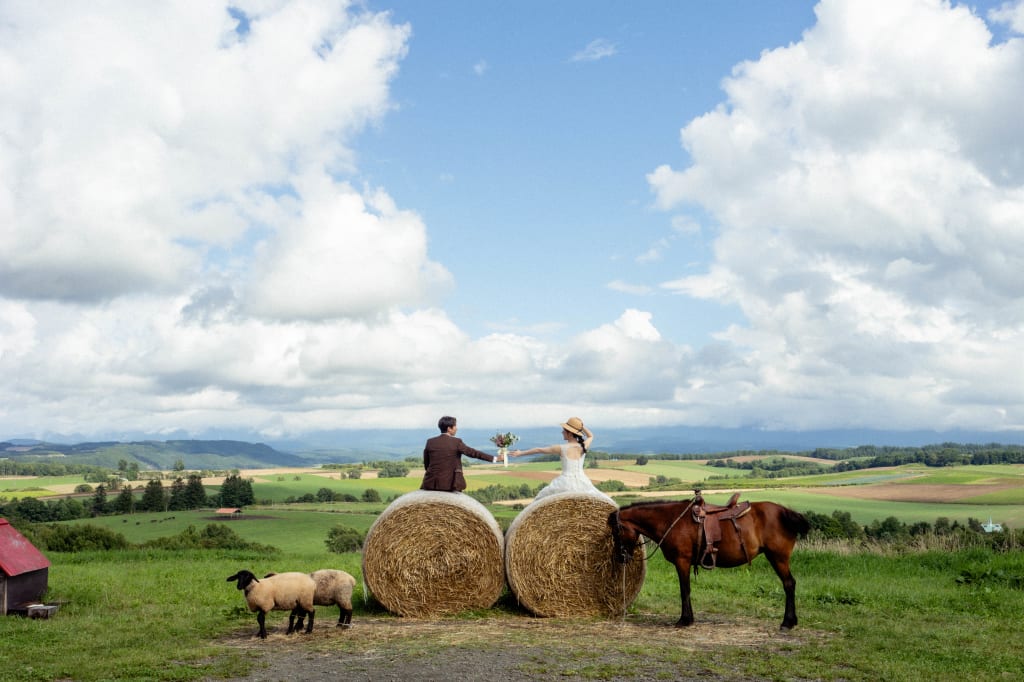 北海道をめぐるフォトウェディング