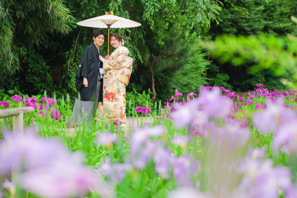 菖蒲の三渓園を歩く　photo by 谷澤明美