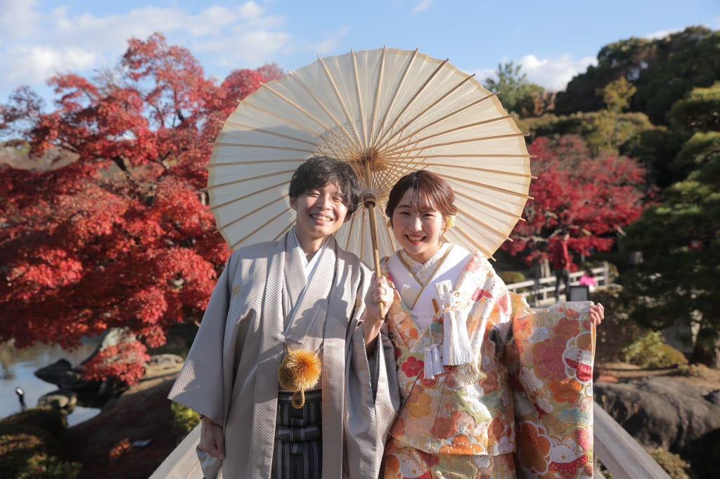 大仙公園での和装ロケーション！
