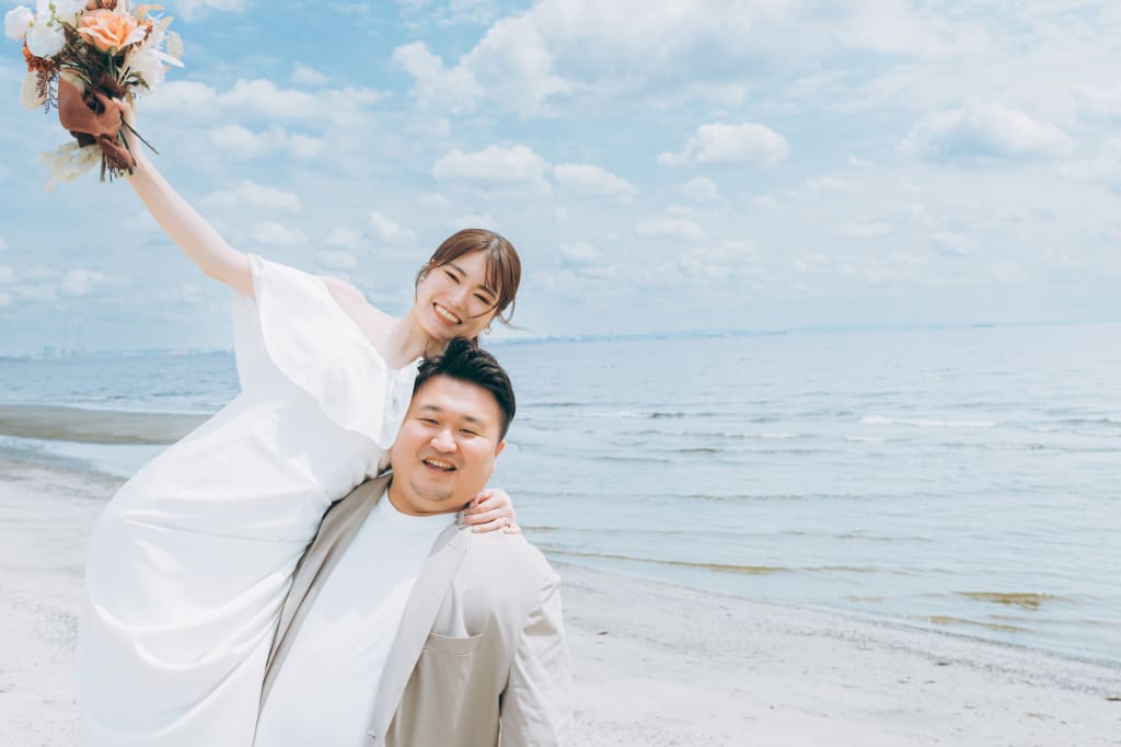 晴れた日の稲毛海浜公園