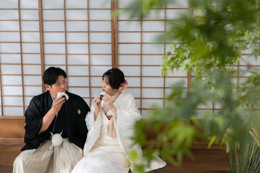 屋内庭園撮影でおふたりらしさを！